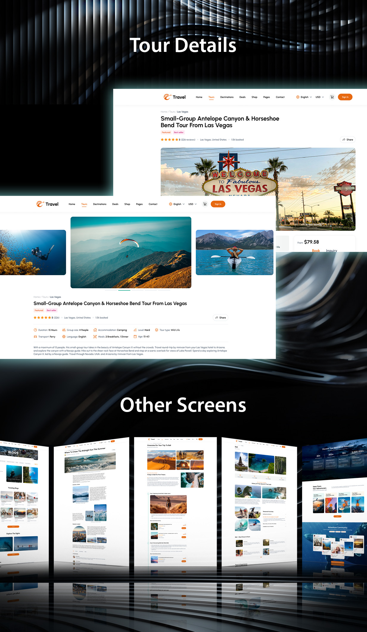 Travel - Tour Booking WordPress Theme - 3