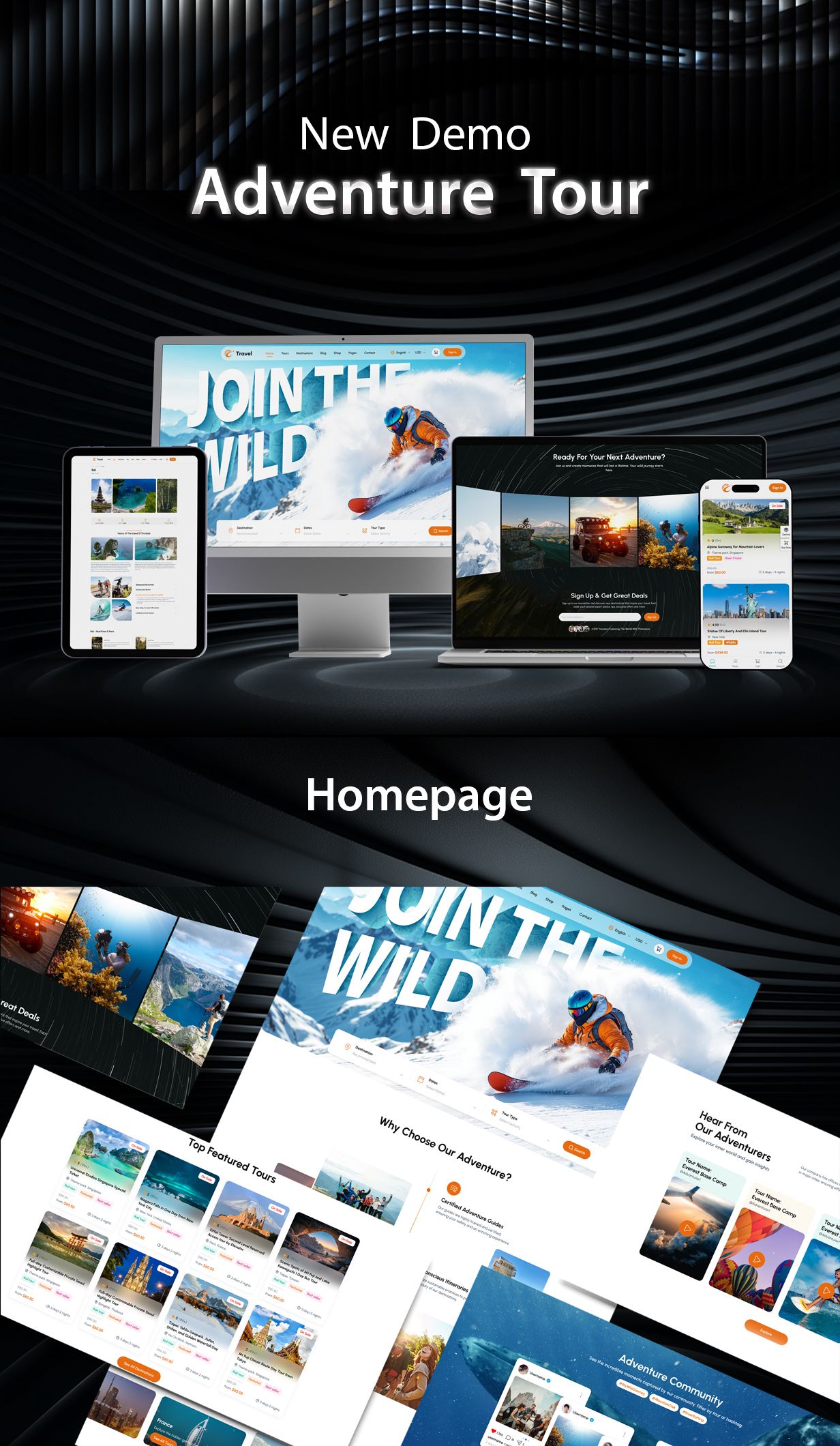 Travel - Tour Booking WordPress Theme - 2
